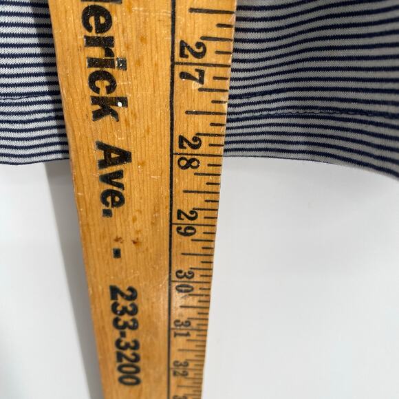 Toad&Co Polo Men’s Medium Gray & Black Striped Outdoor Active NormCore - Picture 4 of 7